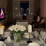 Beachfront Luxury Apartment-Pearl Island شقه مطله على الشاطئ بجزيرة اللؤلؤه