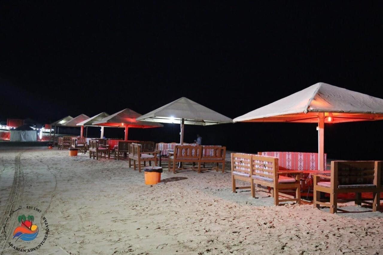 Arabian Adventures Beach Camp Sealine, Inland Sea , Includes Pick Up Drop ,dinner ,stay And Breakfast For 3 Pax Luxury tent *