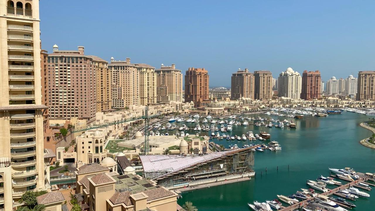 The Pearl Qatar, Luxury 2br Apartment, Marine View, Swimming Pool Gym Doha