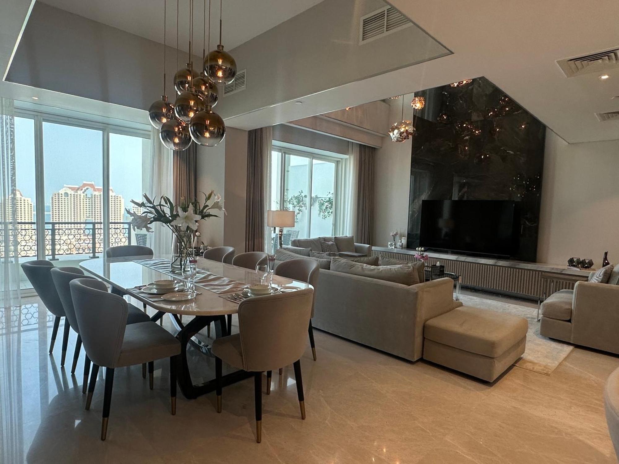 Apartment Pearl Of The Marina Baywalk Penthouse Doha