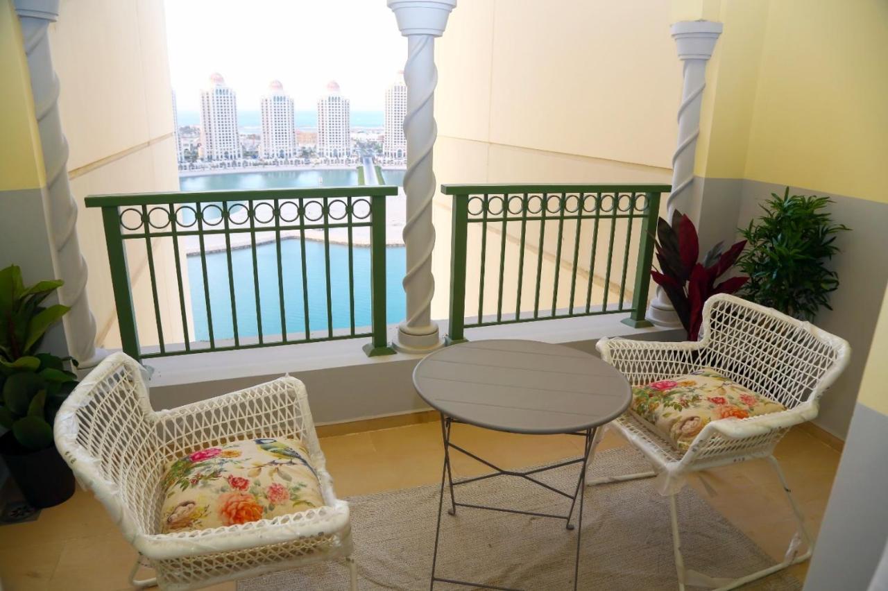 Beachfront Luxury Apartment-pearl Island شقه مطله على الشاطئ بجزيرة اللؤلؤه Khách sạn hẻo lánh Doha