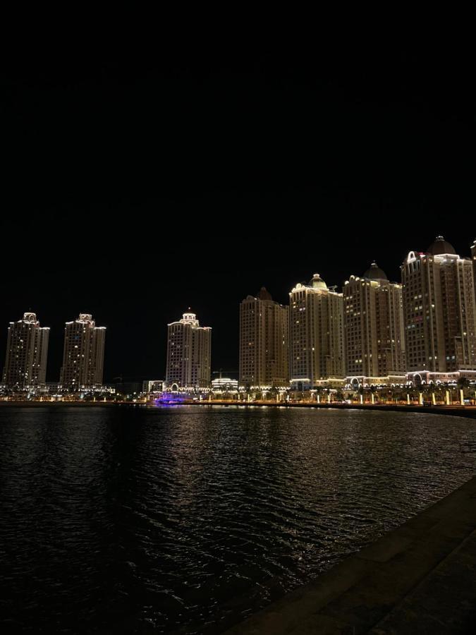 Beachfront Luxury Apartment-pearl Island شقه مطله على الشاطئ بجزيرة اللؤلؤه * Doha